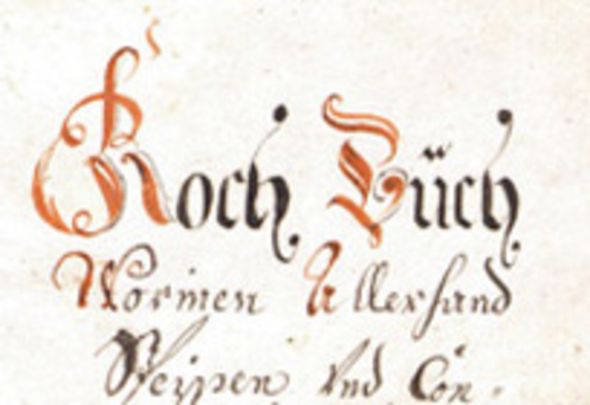 Handschrift Koch Büch