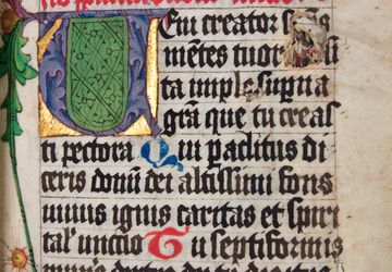 Ausschnitt aus einer illuminierten Handschrift